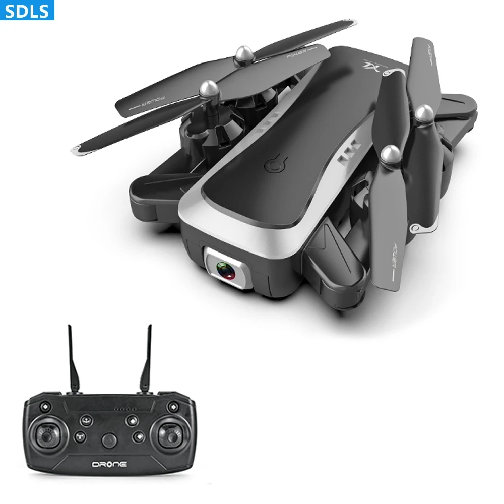 

Quadcopter With 4K HD Camera Foldable RC Drone Dual Camera Optical Flow Image Follow Dron Toys 18 Mins Battery Life Helicopter