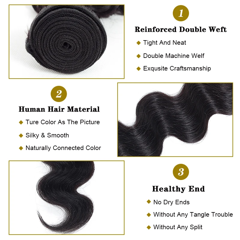 Uneed Hair Peruvian Body Wave Hair Weaving 1 Bundle 100% Human Hair Extensions Remy Hair Weave Bundles Can Buy 3 Or 4 Bundles Uneed Hair Peruvian Body Wave Hair Weaving 1 Bundle 100% Human Hair Extensions Remy Hair Weave Bundles Can Buy 3 Or 4 Bundles