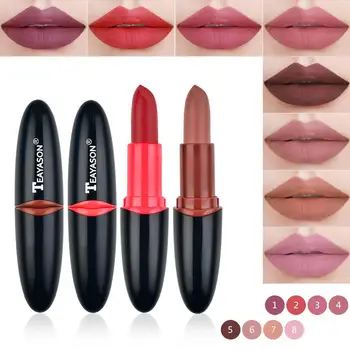 

Blue ZOO Matte Velvet Female Lipstick Makeup Retro Long Lasting Color Stay Matt Lipstick