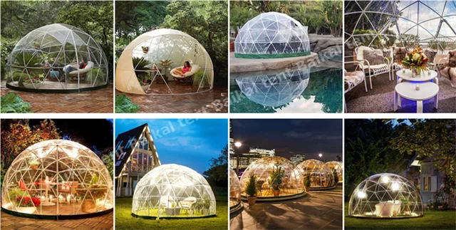 Summer Winter Garden Cottage PVC Dome Shed Plastic Dome Tent - AliExpress