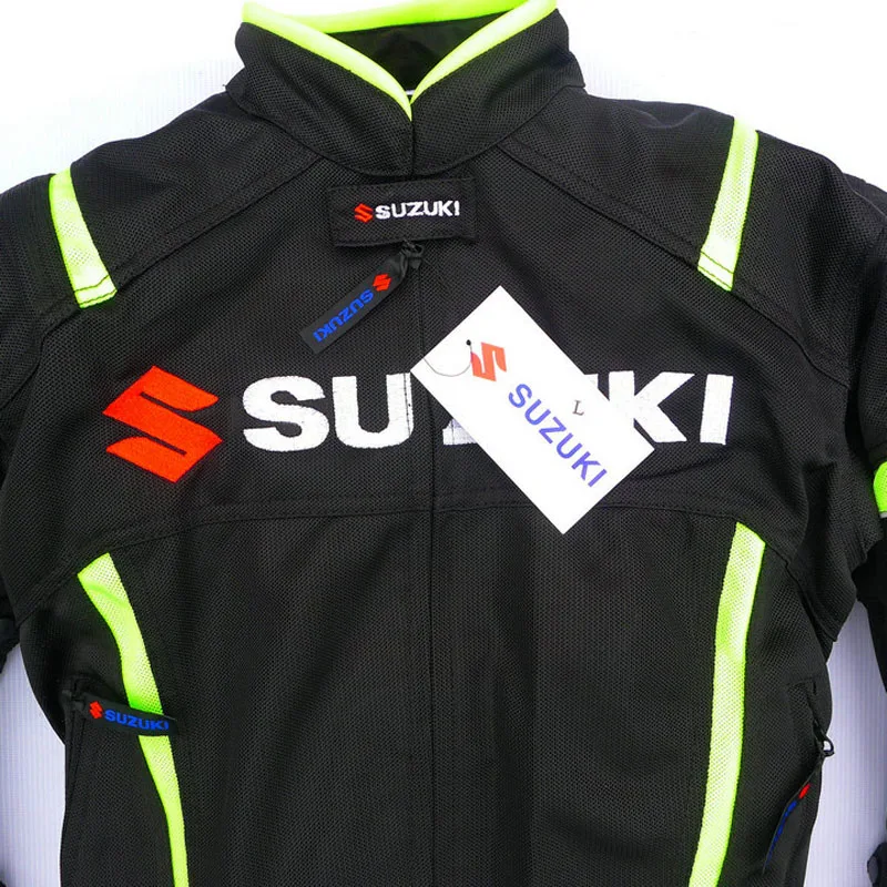 Мужская мотоциклетная гоночная куртка suzuki, одежда для верховой езды, мужские куртки jaqueta moto queiro, броня, крестовое пальто, camiseta moto