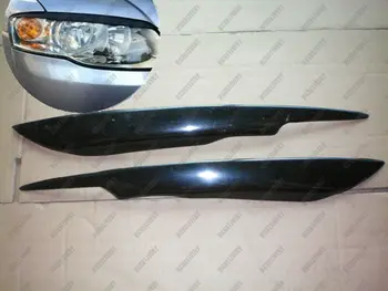 

Unpainted Fiberglass Headlight Eyelids Eyebrows for 2006-2008 Audi A4 S4 RS4 2007