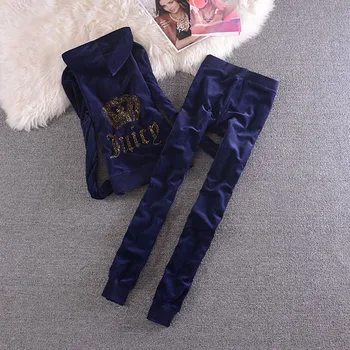 Velvet Fabric Tracksuits