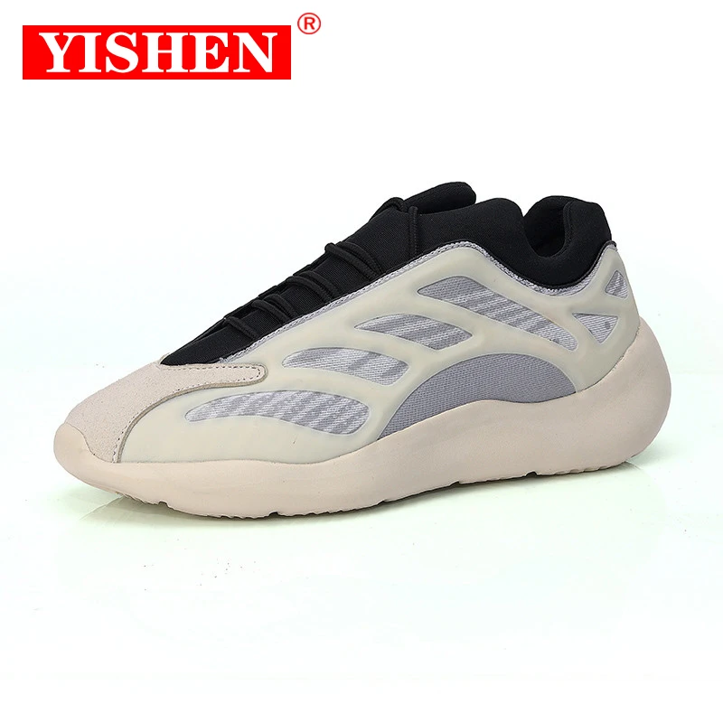 YISHEN-zapatos informales para Hombre y mujer, Zapatillas transpirables para exteriores, gruesas, luminosas, para correr, Unisex