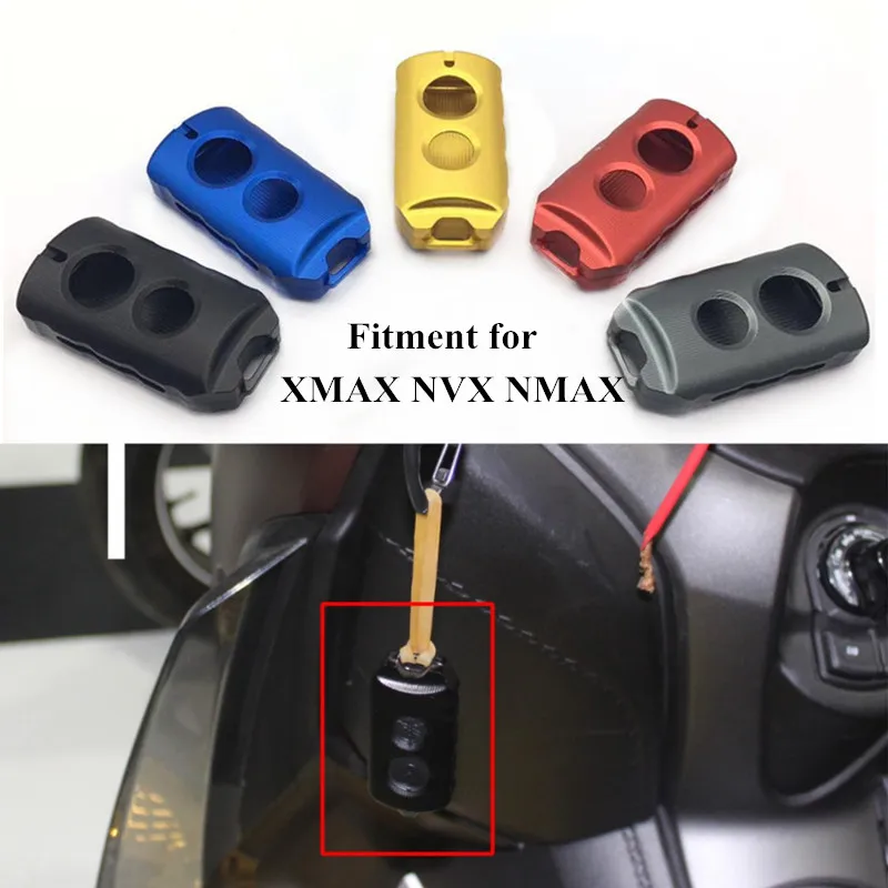 

Modified motorcycle CNC part xmax nvx xmax key case keychain cap cover Holder Protector for YAMAHA NMAX155 aerox155 XMAX 300 250