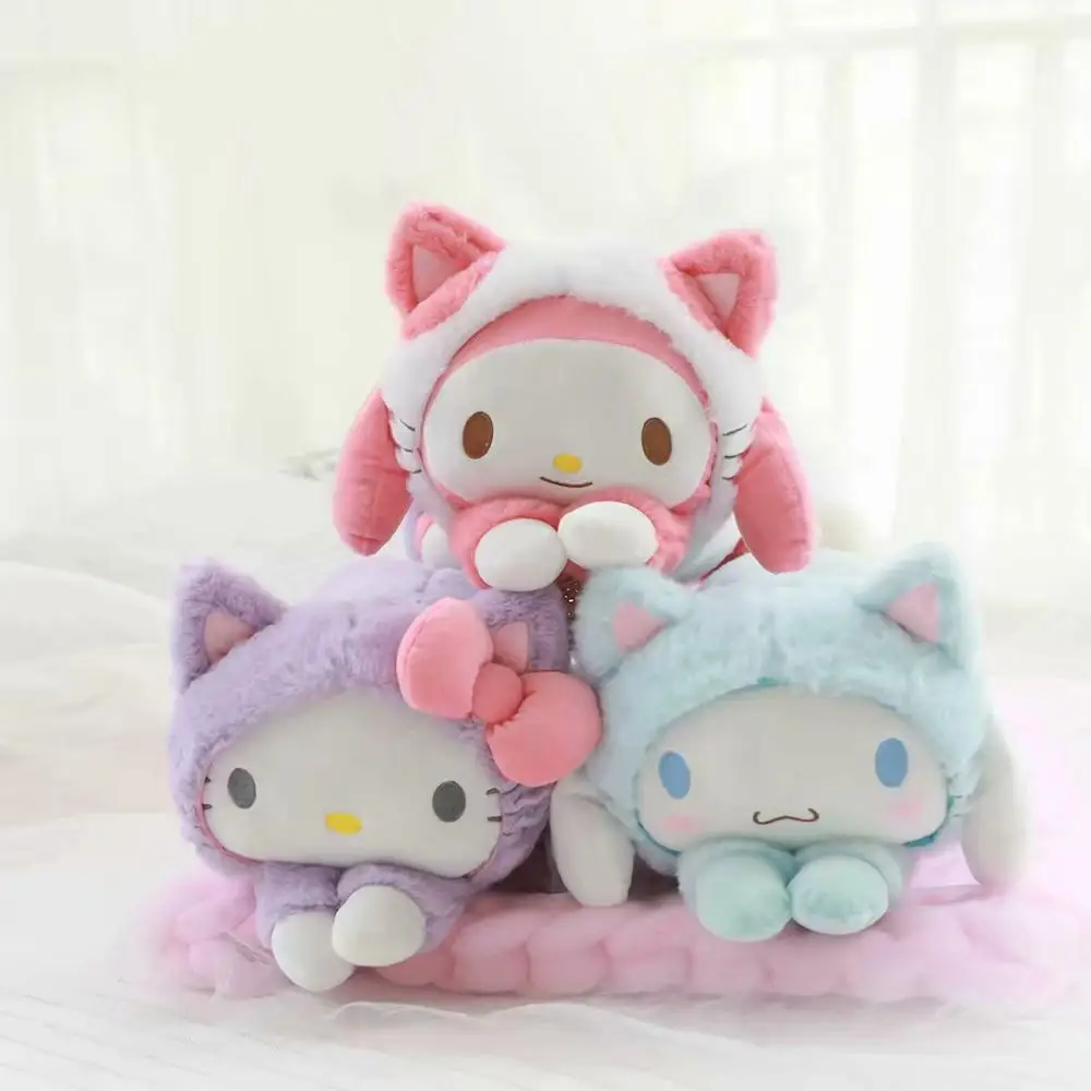 Высококачественные милые Мультяшные плюшевые куклы Cinnamoroll Melody мягкие Pom Purin