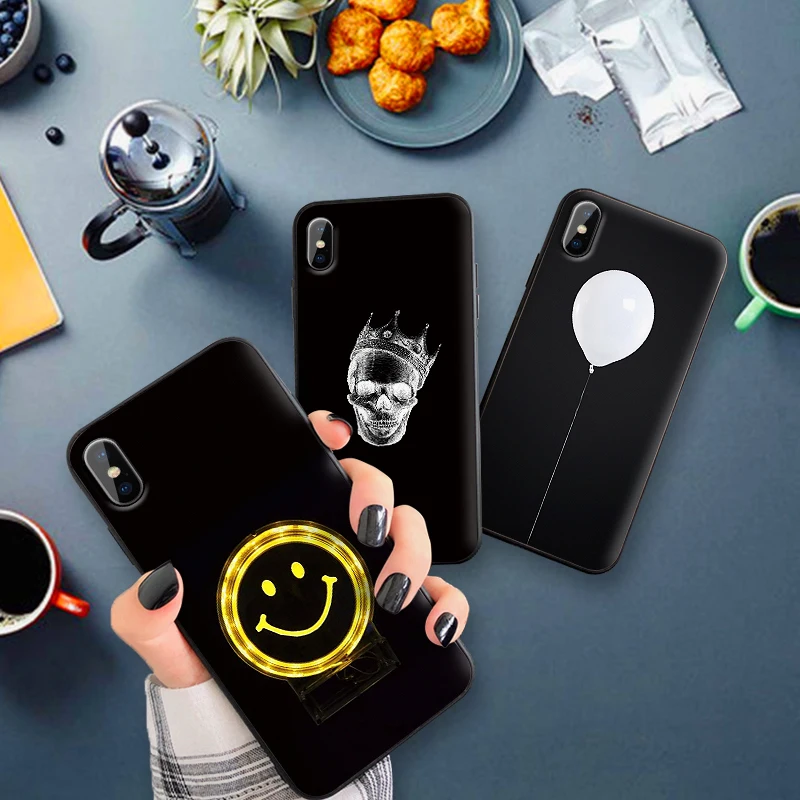 Черный чехол для Xiaomi Redmi 7 Note 4X 5A 16G 32G GO 7A K20 6 5 8 Pro | Мобильные телефоны и аксессуары