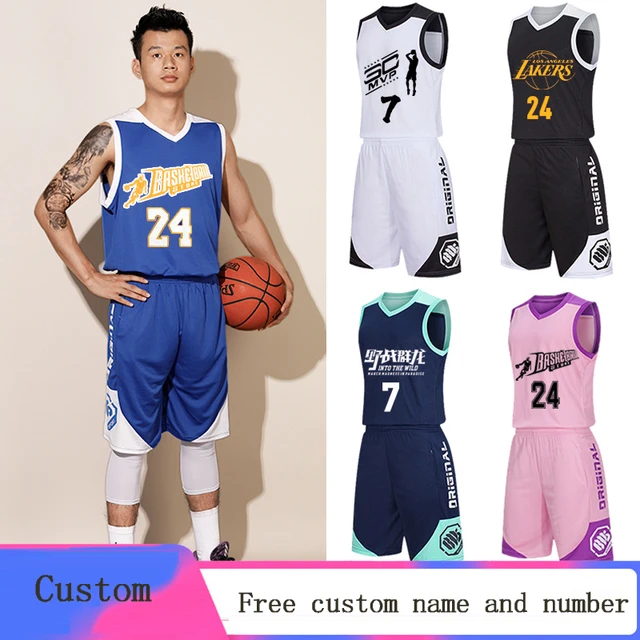 Custom Aqua Royal Classic Sets Sports Uniform Basketball Jersey