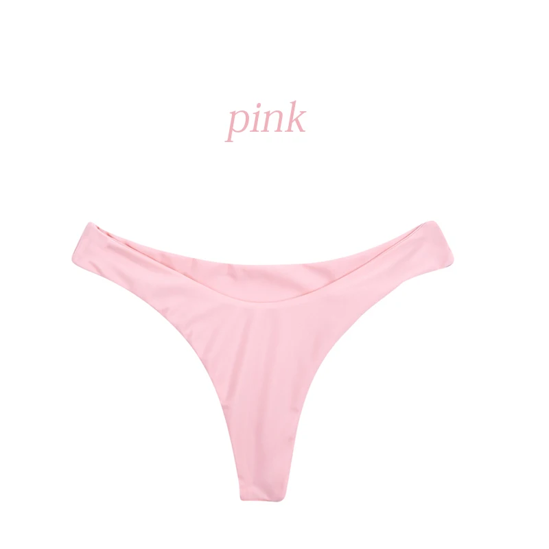 panty-pink Бикини 2010 Mujer, женский купальник, сексуальный купальник, Женский Одноцветный бикини, пуш-ап, Бразильский бандо, комплект бикини, бюстгальтер с подкладкой, купальный костюм - Цвет: panty-pink