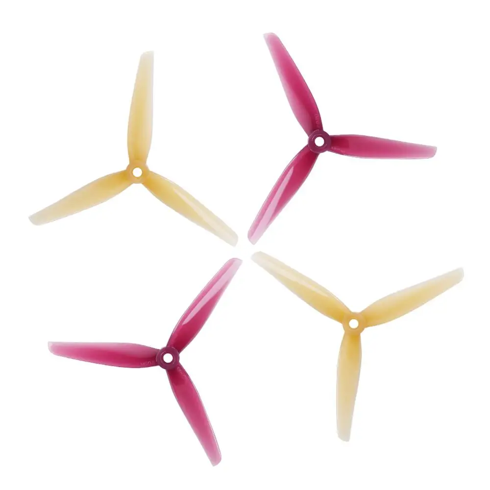 4sets HQ Ethix P3 Peanut & Jelly Prop 5130 5.1X3X3 5.1inch 3 blade/tri-blade propeller prop for FPV racing drone part