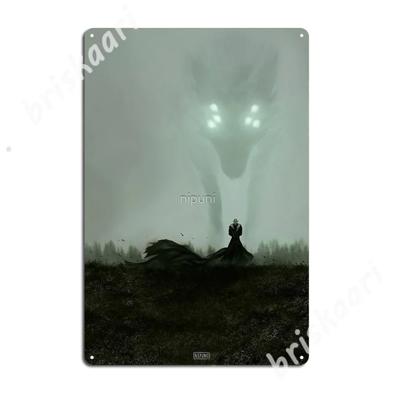 He Who Hunts Alone Metal Signs Wall Decor Club Party Cave pub create Tin sign Posters |