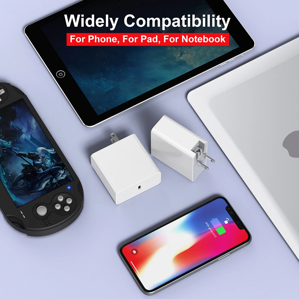 Адаптер питания кабель 3 А зарядное устройство PD/QC3.0 для xiaomi Huawei MacBook iPhone/iPad s9/10 18