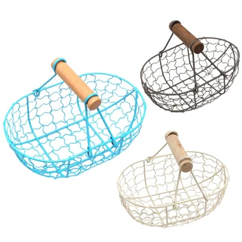 

Food Colander Anti-Rust Wrought Iron Frying with Handle Greased Paper