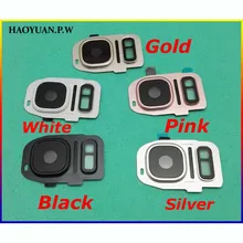 HAOYUAN.P.W задняя камера стекло объектив+ рамка Корпус для samsung Galaxy S7 Edge G935 G9350 G935F/A/T для S7 G930 G9300 G930F/A/T