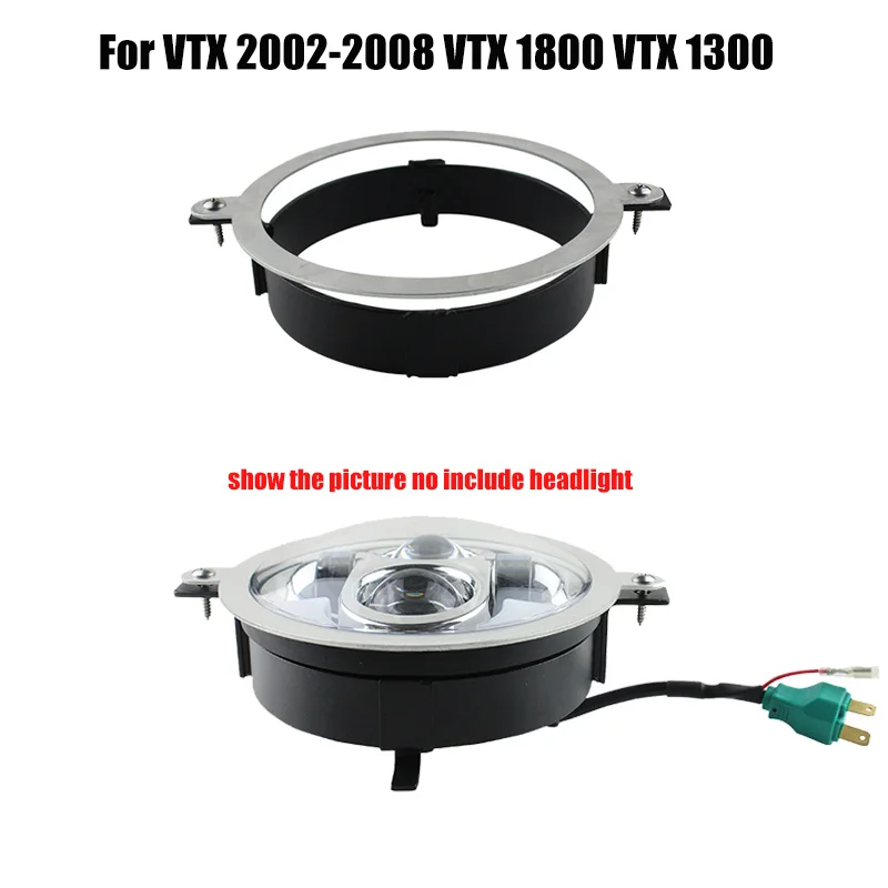 Для Honda VTX 2002-2008 1800 1300 светодиодный проектор для мотоцикла 5 75 дюйма фара черный