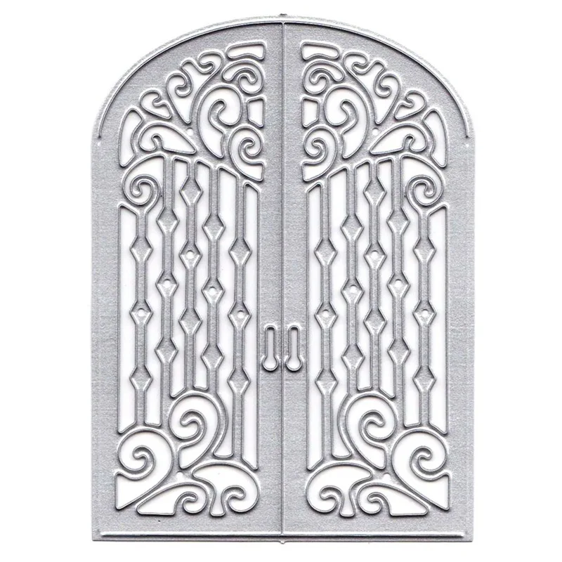 

Retro Window Metal Cutting Dies Circle Frame Stencils DIY Die Embossing Carbon Steel Cutting Die