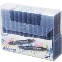 Художественные принадлежности для рисования с двойным наконечником Маркер ручки тонкий наконечник раскраска книги рисуйте наброски школьные канцелярские принадлежности Кисть ручка