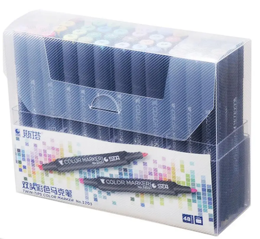 

Art Supplies For Drawing Dual Tip Marker Pens Fine Tip Coloring Books Drawing Sketching School Stationery Supplies Brush Pen