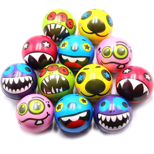 6 Piece Stress Balls Soft Foam Figet Toys Pack Squeeze Anxiety And Stress Relief For Adults Party Favors For Kids Goodie Bags 1