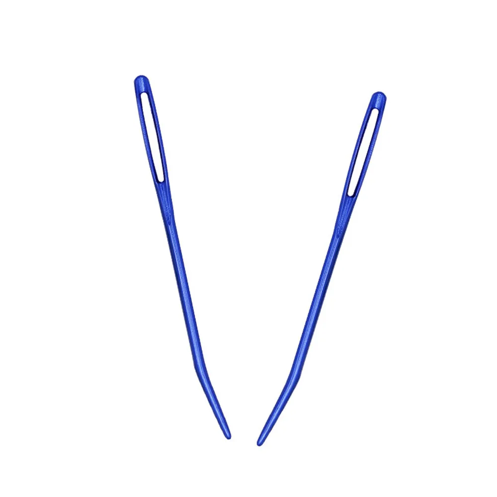 2 шт большой глаз с изогнутым кончиком иглы швейная игла Пряжа Вязание гобелен