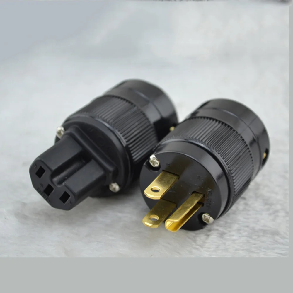 Hi-End C320 IEC женский P-320 штекер питания США аудио разъем HIFI шнур переменного тока кабель штекер