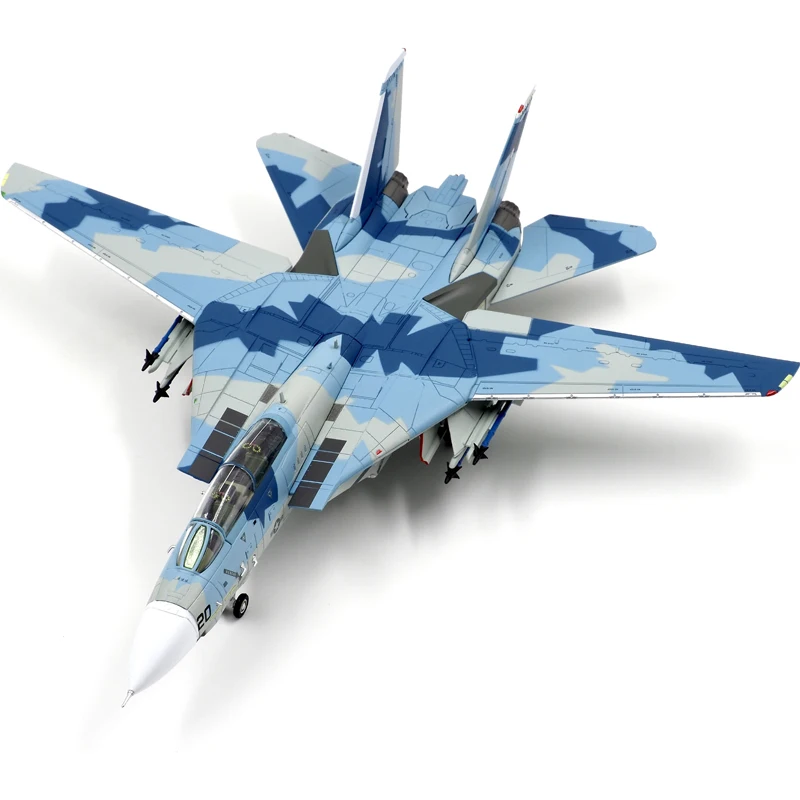 

1/72 US Navy Alloy Airplane Model F14 F-14A Tomcat Fighter TOP GUN Model Marine Painting, Military Weapon Collection Gift Toys