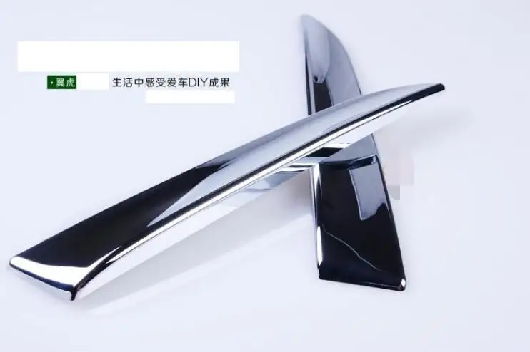 For Ford Kuga Escape 2013 2014 2015 ABS Chrome Trunk Lid Cover Trim Rear Gate Window Lid Decoration Car Covers Auto Styling 2pcs