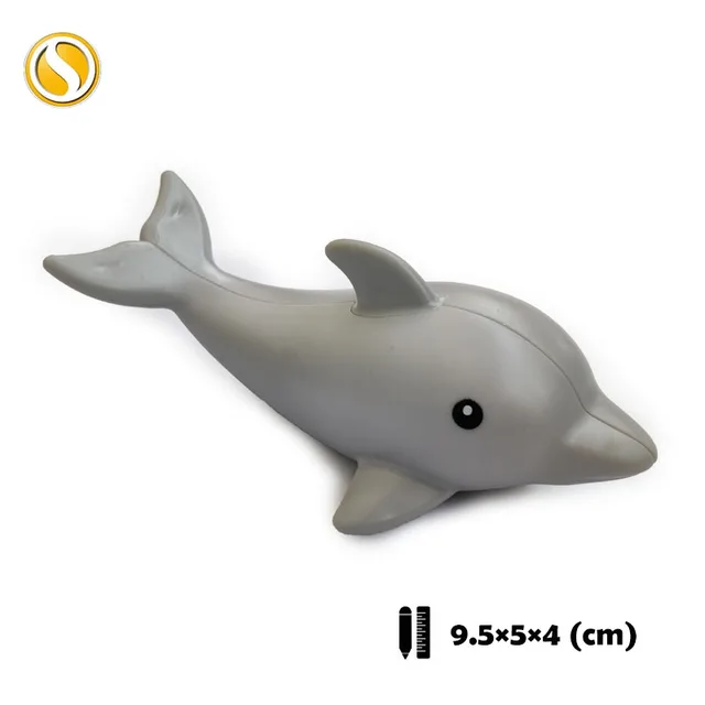 Original Big Size Assemble Building Blocks Accessory Toys For Children Compatible Big Size Animals Sets Zoo Bricks Baby Gifts Dolphin N
