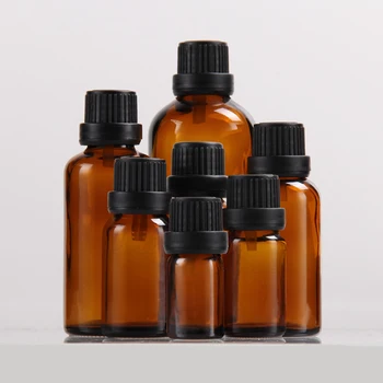

5ml-100ml 2 units / lot brown glass bottle with screw cap clear liquid sampling sample bottles glass bottles