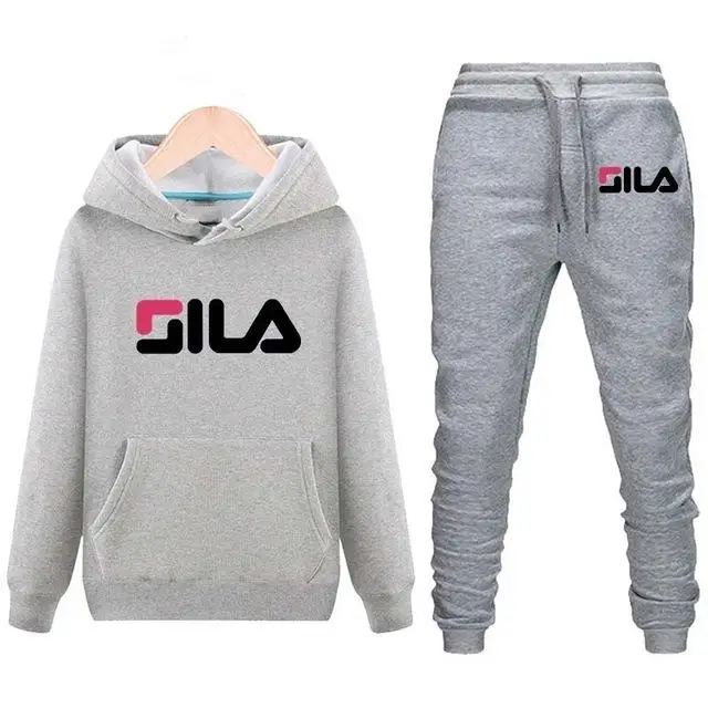 grey Mnner Gedruckt Толстовка Hosen Set Mnner Trainingsanzug Толстовка Jogginghose Herbst зима Laufen бег спортивная одежда Anzge - Цвет: grey