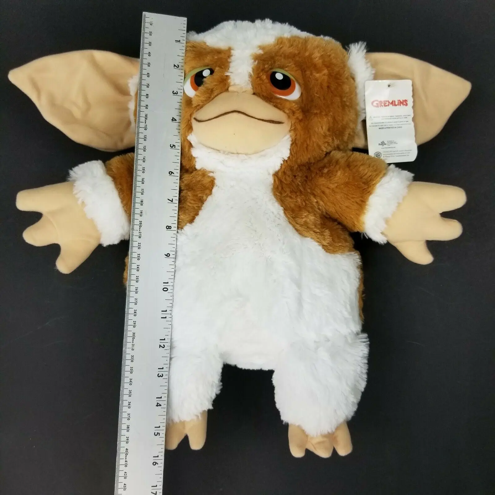 Gremlins Gizmo 1" плюшевая кукла Warner Bros официальный 1980s ретро-игрушка большой