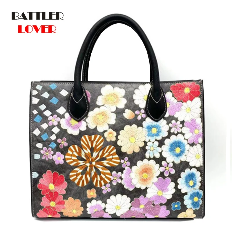 Fashion Stone Pattern Tote Bags For Women 2019 Luxury Handbags Women Bags Designer Hasp Shoulder Bags Bamboo Handle Handbags