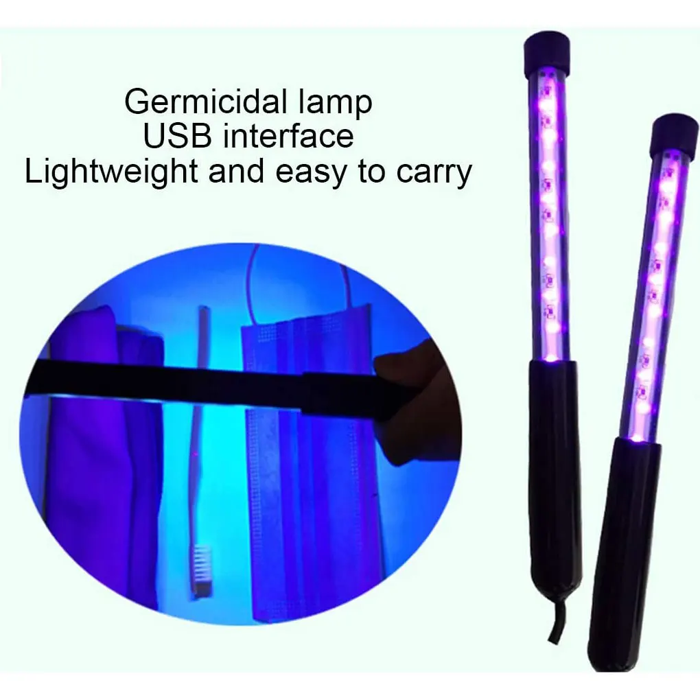 

Portable LED UV Disinfection lamp Light Stick For Toothbrush Underwear Household Handheld Type Deep Cleaning Tools
