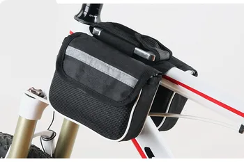 

Bike Frame Front Tube Bag Bicycle Bags rainproof Mountain Bike two side Pouch Saddle Bag