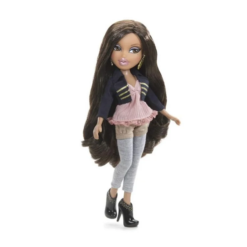 23 см оригинальная модная фигурка, оригинальная Кукла Bratz, нарядная кукла, уличная Красивая Yasmin для девочек, лучший подарок для девочек