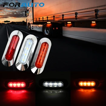 

4 LED Car Truck Tail Side Light Strobe Lights Clearance Marker Lamp for Auto Truck Trailer Boat Flashing Warning Brake Light