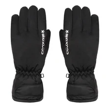 Мужские Женские снегоходные зимние теплые лыжные перчатки спортивные водонепроницаемые ветрозащитные зимняя рукавица регулируемые лыжные перчатки