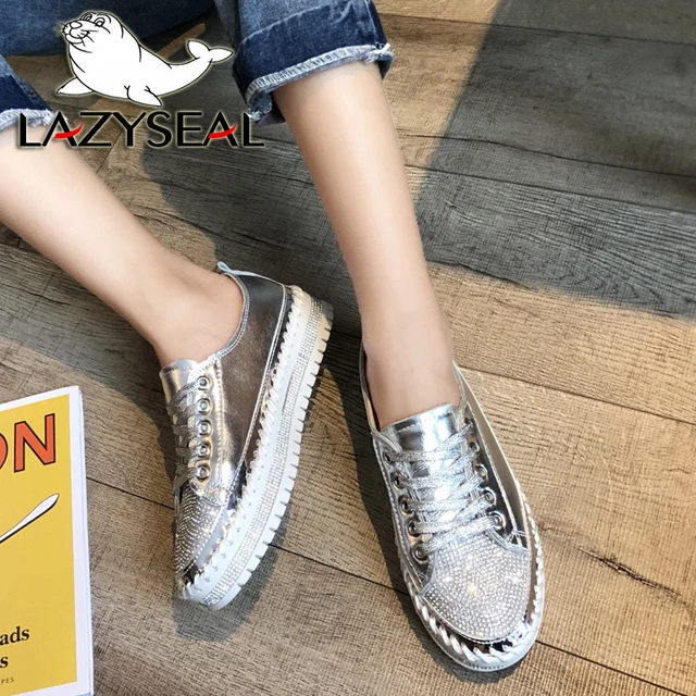 Rhinestone Lace-up Shoes Gifts for women