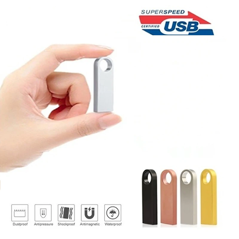 Металлическая высокоскоростная usb-флешка флеш-накопитель 32 ГБ 64 карта памяти 16 Гб