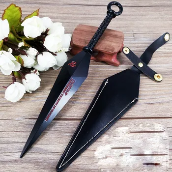 

Naruto Weapon Suffering No Model Four Generations Eye Suffering No Alloy Model Toy Decoration with Leather Cover