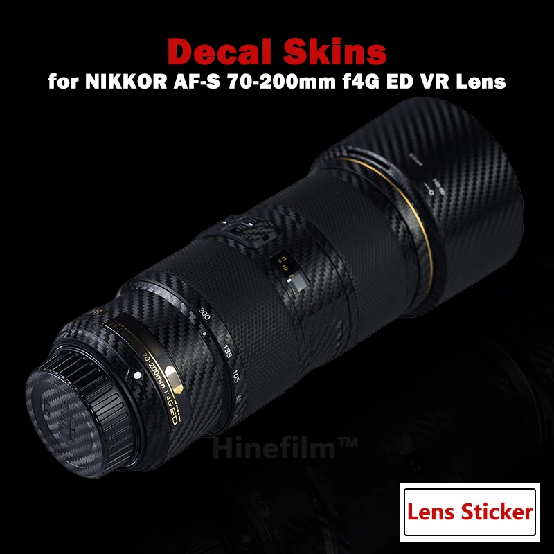 70200 F4G Lens Sticker Protective Film for Nikon AF-S NIKKOR 70-200mm f4G ED VR Lenses Decal Skins Protector Cover | Электроника