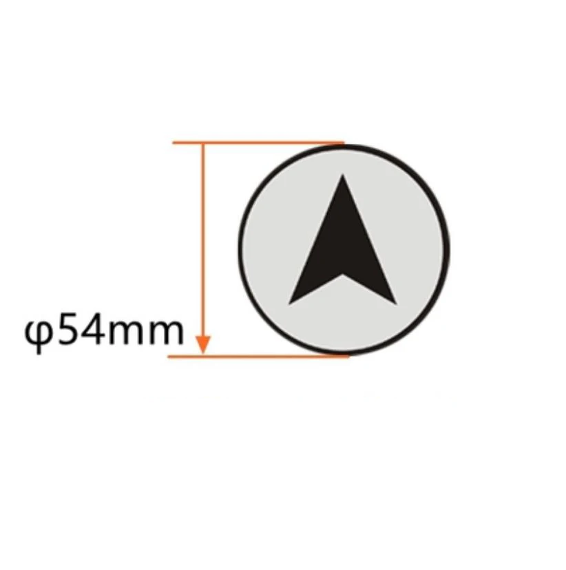 

1PC Scale Pointer Ruler Arrow Equipment Measuring Ruler Middle Line Zero Line Indicator Needle Zero Arrow Sign New