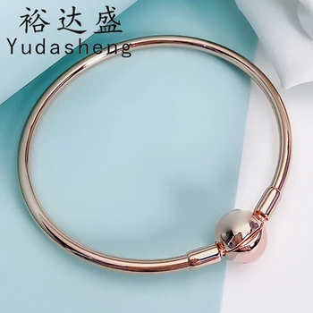 

Rose Bracelet, Spherical Chain Clasp Outlines Bright Lines Fit Original Charm