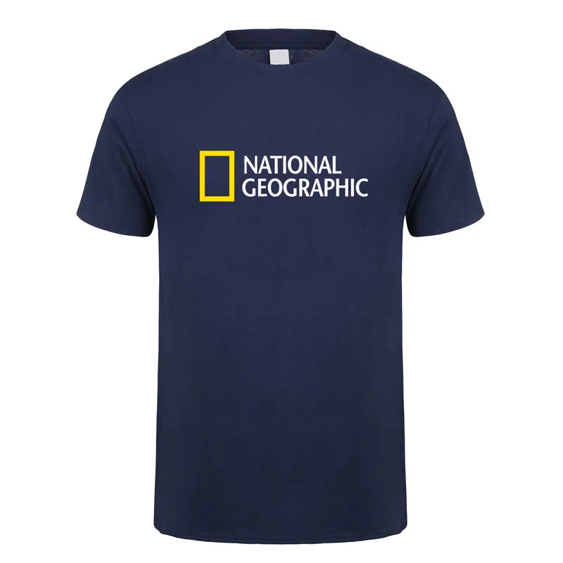 National Geographic T Shirt Tshirts Men New Summer Fashion Short Sleeve