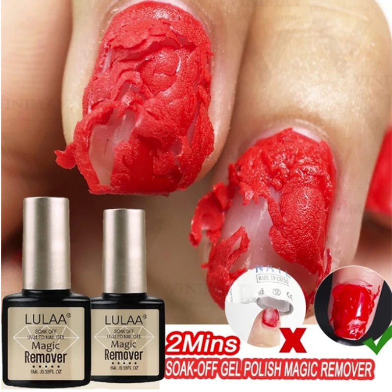 

Magic Gel Nail Remover Acrylic Soak Off Polish UV Gel Unloading Glue Nail Clean Degreaser Nail Burst Gel Fast Burst and Remover
