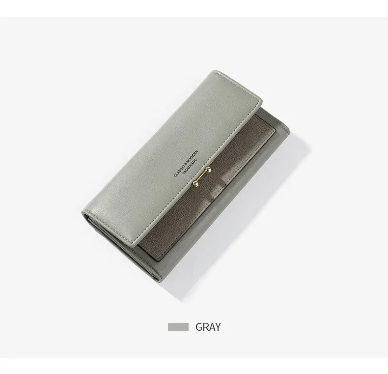 High Quality Rfid Long Zipper Wallet Women‘s Luxury PU Leather Card Wallets for Women 2019 Fashion Brand Female Money Purse Bags (31)