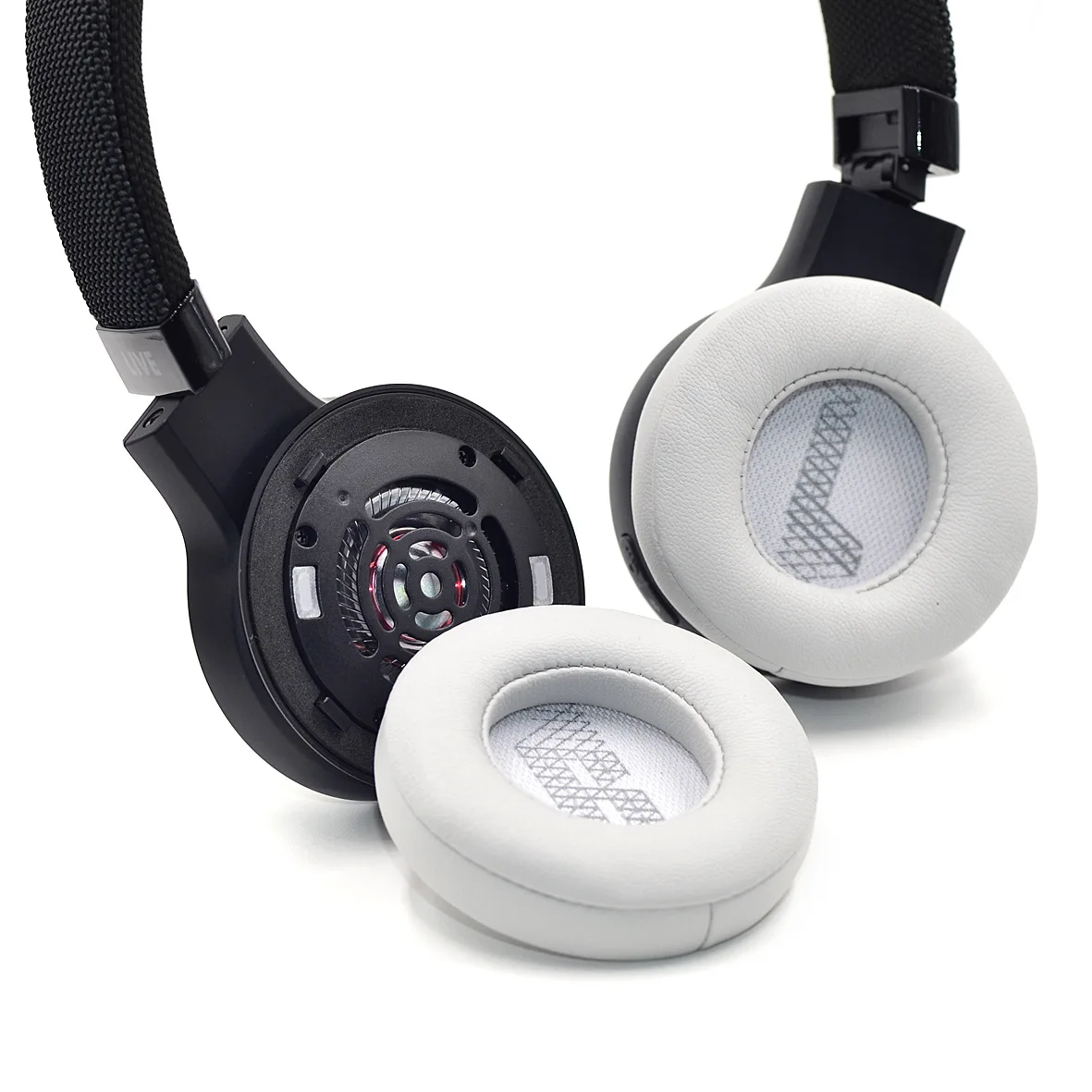 1 Pair Soft Leather Earpads Protective Cover Ear Cushion for JBL LIVE400 live400BT Wireless Headphones Headset Cushion Cover