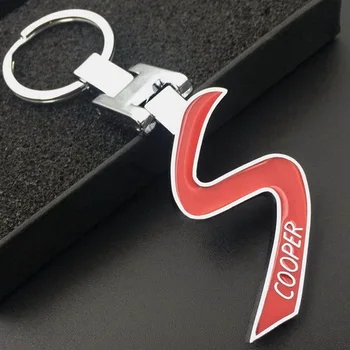 

Universial Metal Alloy Car Key Chain Keychain Keyring Pendant Key Holder Car Key Chain Accessary Red