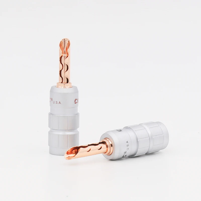 Hi End Audio Copper Plated Banana BFA Z-Type Plug Speaker Cable Wire Connector HiFi | Электроника