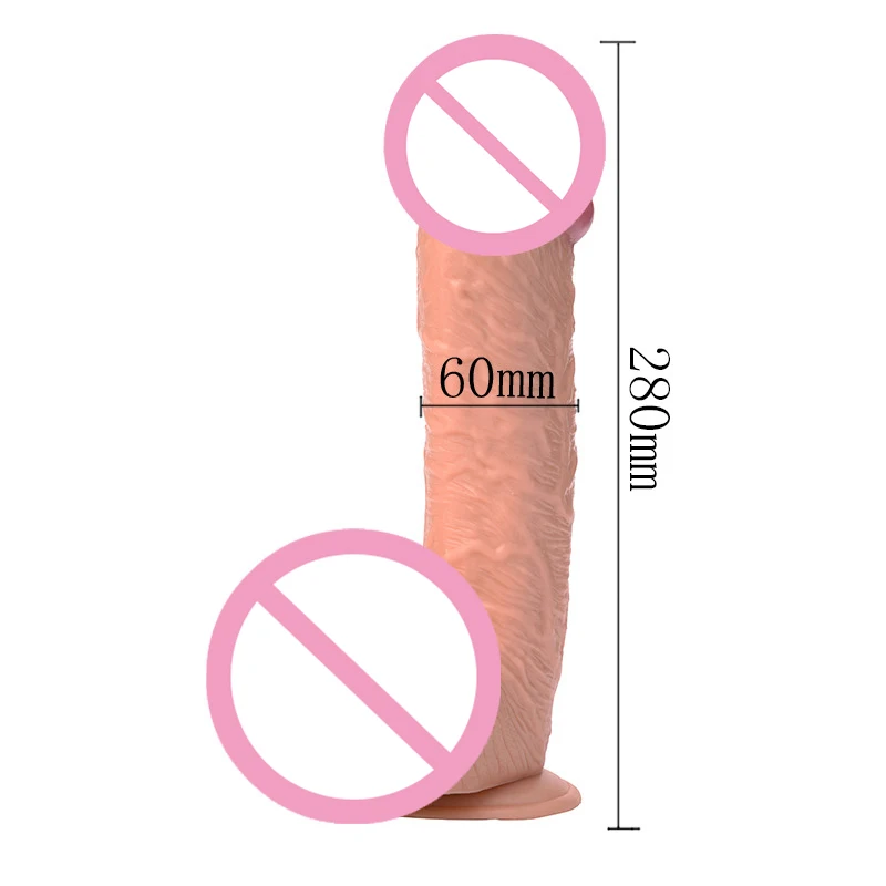Realistic Cock Large Long Big Thick Suction Cup TPE Women Happy Enjoyment Props